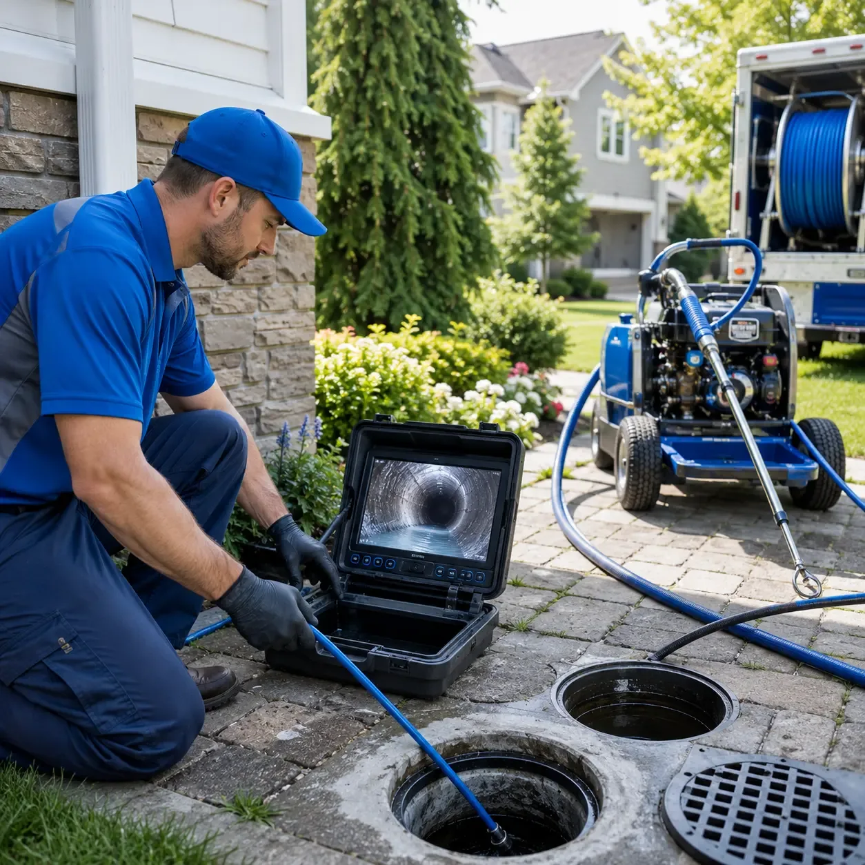 Outdoor drain cleaning professionals serving Champion, PA
